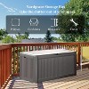 Acoinel Waterproof Deck Box for Outdoor Storage, Light Brown - 2 of 4