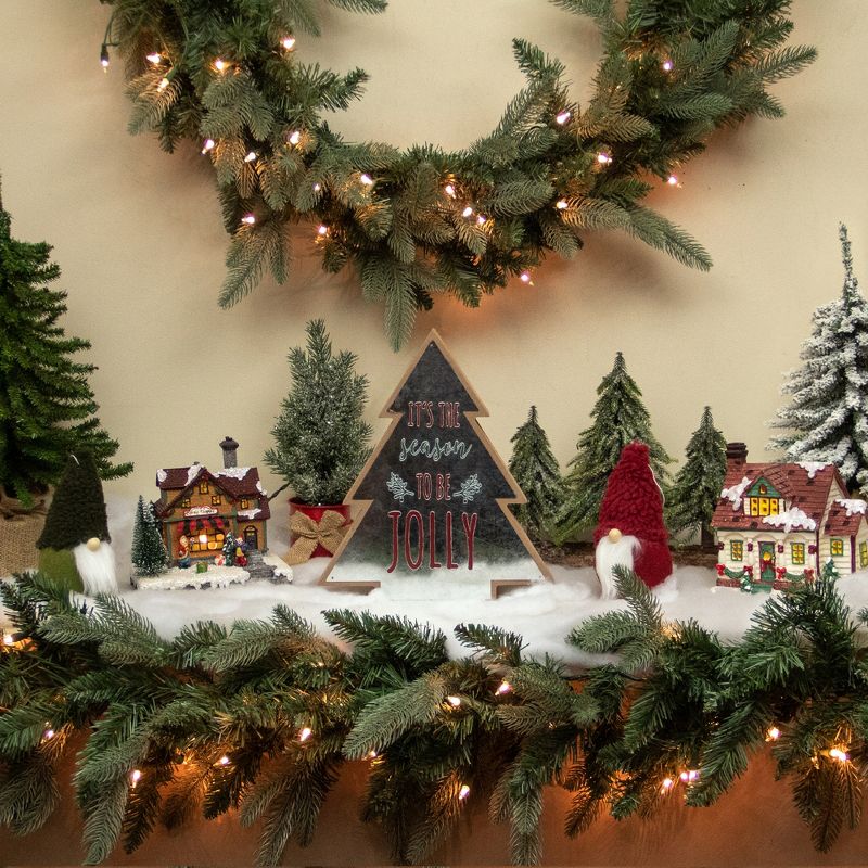 Northlight 6.5" White LED Lighted Cottage House Christmas Village Decoration, 2 of 7