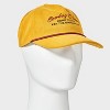Men's Cowboy Diner Baseball Hat - Goodfellow & Co™ Yellow - 2 of 4