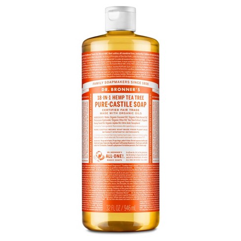 Dr. Bronner's Pure Castile Bar Soap Tea Tree 5oz – Something