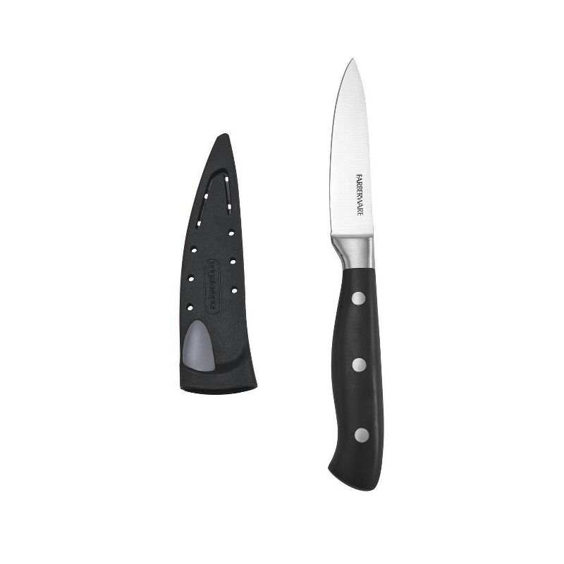 Farberware Edgekeeper 3.5&#34; Paring Knife Black/Gray, 2 of 6