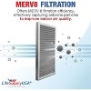 LifeSupplyUSA Aluminum Electrostatic Air Filter Replacement Washable Air PurifierA/C Filter for Central HVAC MERV 8 Long-Lasting - 3 of 4