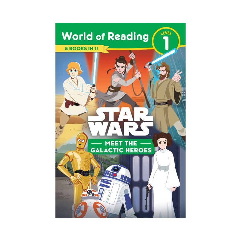 Star Wars: World of Reading: Meet the Galactic Heroes (Level 1 Reader Bindup) - by  Lucasfilm Press (Paperback), 1 of 2
