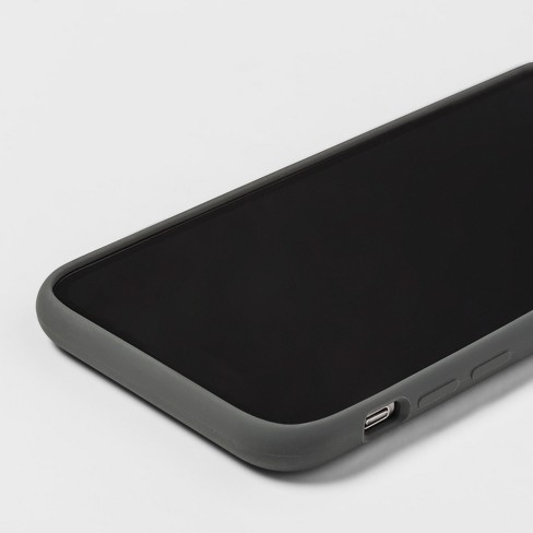 iphone xs silicone case grey iphone xs silicone case grey