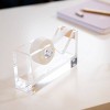 RUSSELL + HAZEL Acrylic Tape Dispenser Clear: Desk Tape Holder, Acrylic Material, 6.25" Width, 3.625" Height - 2 of 4