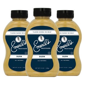 Emeril Lagasse Gourmet Mustard - Dijon, Jalapeño & Smooth Honey- 12 oz Premium All Natural Mustard Sauce - 1 of 1