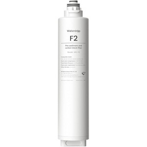 Waterdrop WD-F2 Filter, Replacement for WD-X8-Basic & WD-X8-Alkaline & WD-X12-Basic & WD-X12-Alkaline & WD-X16-Alkaline, 6-month Lifetime - 1 of 4