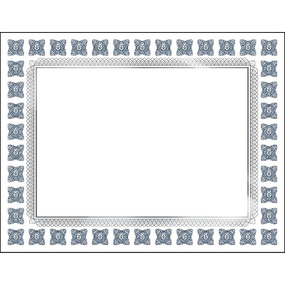 Great Papers Silver Scholar Certificates 8.5" x 11" Silver and White 15/Count (2015074)
