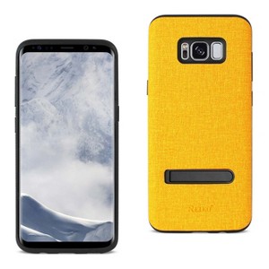 Reiko Samsung Galaxy S8 Edge /S8+/ S8 Plus Denim Texture TPU Protector Cover in Yellow - 1 of 4