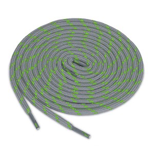 INSPIRE CHIC Core Non-slip Wear-resistant Round Shoelaces for Hiking Walking Shoes 3 Pairs - 1 of 4