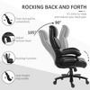 TiramisuBest PU Leather Office Chair for Desk, Modular Sectional Sofa with Storage, Sideboard Buffet Style Design for Living Room - 4 of 4