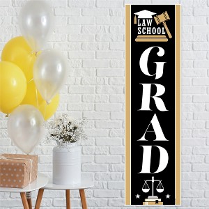 Big Dot of Happiness Law School Graduation Party Door Decoration - Vertical Banner - 1 of 4