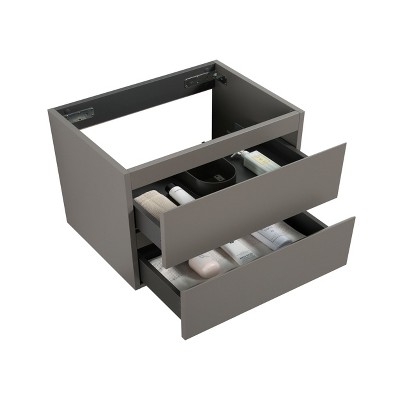 NicBex Floating Bathroom Vanity without Basin,Bathroom Sink Vanity with Drawers,24/30/36 inch Bathroom Sink Cabinet for Bathroom,White/Gray/Walnut/Oak