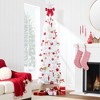 Best Choice Products White Artificial Holiday Christmas Pencil Tree w/ Metal Base - 2 of 4
