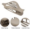 Unique Bargains Women's Plastic Hair Claws 4.69"x1.89"x1.02" 2Pcs - 3 of 4