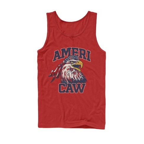 Lost Gods Boy's Fourth of July 'Meri Caw Eagle T-Shirt Red