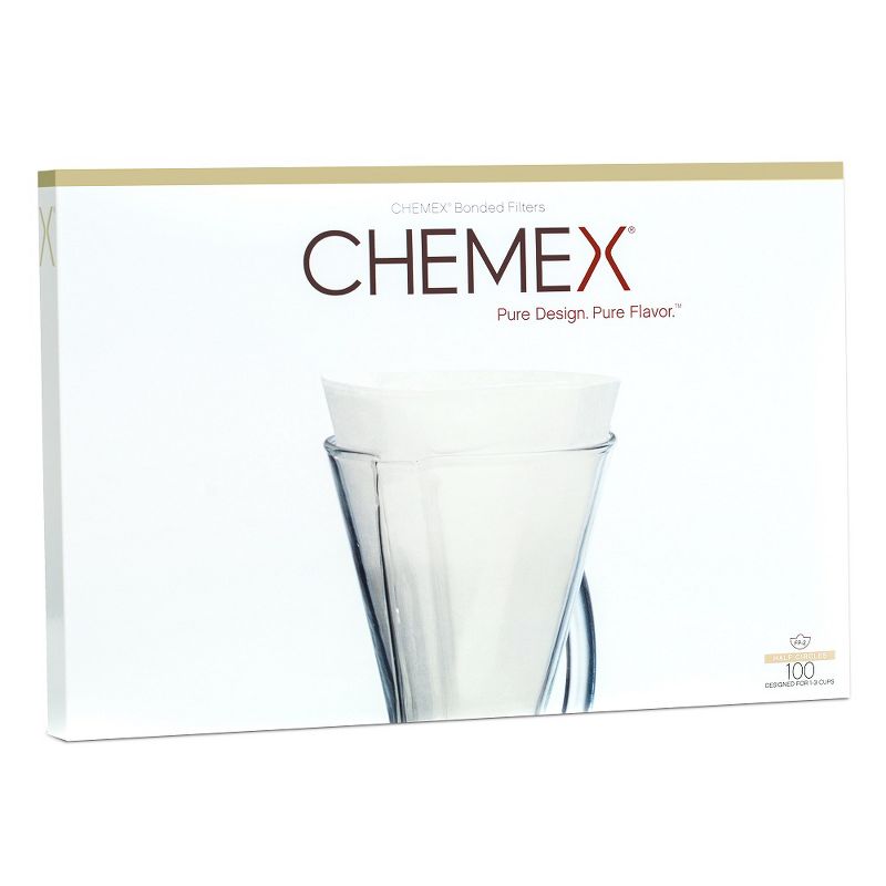 Chemex Bonded Filter - Half Moon - 100 ct - Exclusive Packaging, 2 of 4