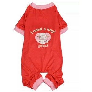 Multipet Lamb Chop Valentine Red & Pink Pet Pajamas - XS - 1 of 1