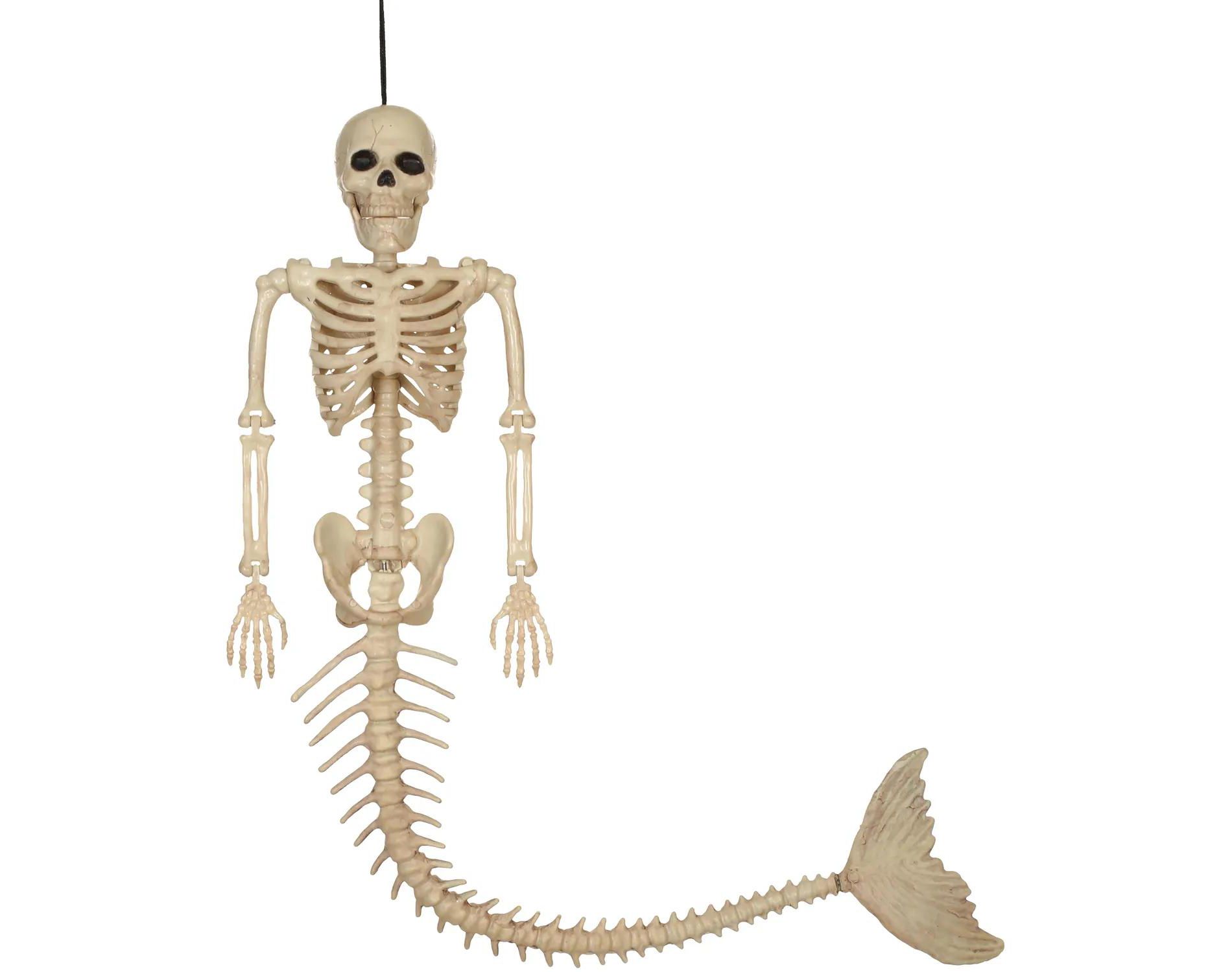 Seasons USA Mermaid Skeleton Halloween Decoration - 21 in - Off-White