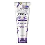 Jergens Lavender Triple Butter Blend Hand and Body Lotion, with Essential Oils, Calming, Nourish Skin - 7 fl oz