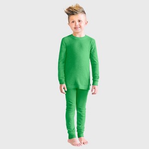 City Threads Boys USA-Made Soft & Cozy Thermal Long Johns 2-Piece Set - Warm Base Layer & Loungewear - 1 of 4