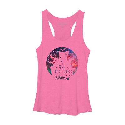 Women's Design By Humans Halloween home By durungkapok Racerback Tank Top