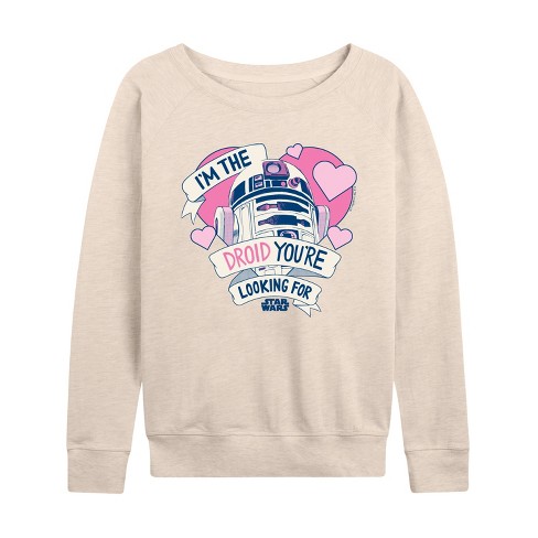 Women's - Star Wars - Valentine Droid Youre Looking For Lightweight French Terry Slouchy - image 1 of 4