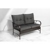 Mshliw 4-Piece Outdoor Patio Furniture Set, Wicker Rattan Sofa with Cushions, Steel Table, Comfortable & Durable - 4 of 4