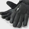 Men's Zip Pocket Ripstop Ski Gloves - Goodfellow & Co™ Black - 2 of 3