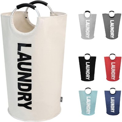 125L X-Large Laundry Basket, Collapsible Laundry Bag, Freestanding Tall Clothes Hamper, Foldable Washing Bin