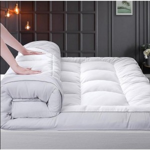 BAFODE Extra Thick Mattress Topper, Extra Thick Mattress Topper 1300 GSM Down Alternative, 100% Cotton Soft Plush Bed Topper 8-24" Deep Pocket - 1 of 1