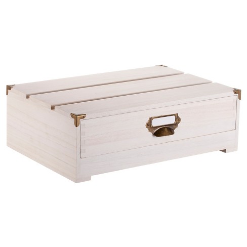 Monitor Stand White Wood Threshold Target