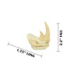 Collectible Wildlife Gifts | Rhino, Rhinoceros Skull, Plastic Toy Animal,  Gift, Realistic Figure, Educational Model,  Gift,       2"      F4119 B193 - 2 of 4