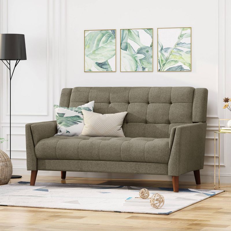 Candace Mid-Century Modern Loveseat - Christopher Knight Home, 3 of 7