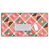 Showmemars Winter Retro Quilt Pattern Desk Mat -Deny Designs - 2 of 4