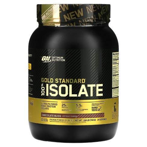 Optimum Nutrition Gold Standard 100% Isolate, Chocolate Bliss, 1.64 Lb (744  G) : Target