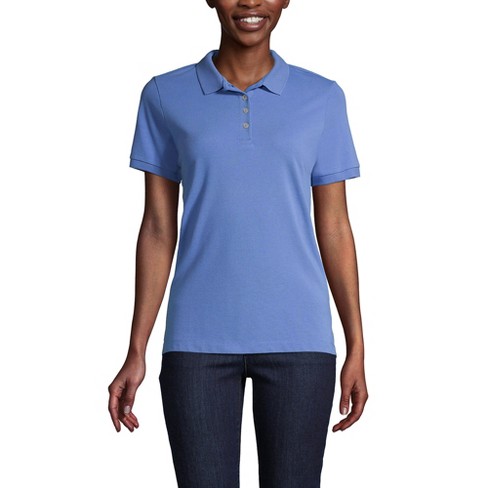Lands end women's mesh polo best sale