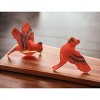 Kevins Gift Shoppe Ceramic Cardinal Bird Candle Rings-Set of 2 - image 3 of 3