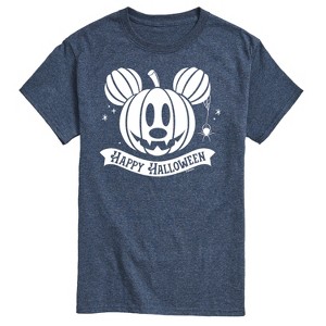 Men's - Disney - Mickey's Pumpkin Short Sleeve Graphic T-Shirt - 1 of 4