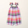 Toddler Adaptive Tie-Shoulder Plaid Romper - kate spade new york x Target Red/Pink/Green/Blue - 2 of 3