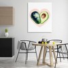 Stupell Industries Heart Shaped Avocado Canvas Wall Art - 2 of 4