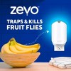 Zevo Flying Insect Indoor Light Fly Trap Starter Kit, Catches House Flies, Fruit Flies, Gnats & More - 1 Trap + 2 Refills - 2 of 4