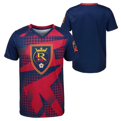 Mls Philadelphia Union Boys' Sublimated Poly Soccer Jersey - L : Target