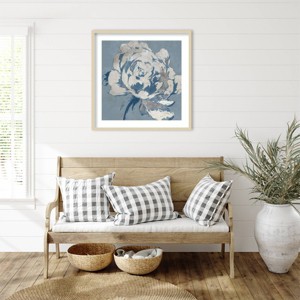 Amanti Art Golden Flower I Blue by Asia Jensen Framed Wall Art Print - 1 of 4