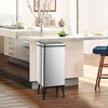 Costway Stainless Steel Trash Can 13.2 Gallon Automatic Motion Sensor Garbage Bin Silver/Black - 2 of 4