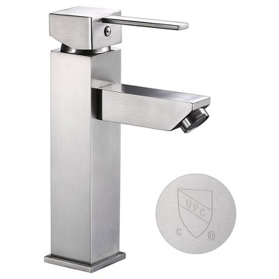 Aquaterior Modern 1 Hole Bathroom Faucet Vanity Sink Basin DIY Home BN 3.97 lbs Brushed Nickel