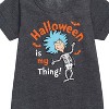 - Dr. Seuss - Halloween Is My Thing Graphic Short Sleeve Fleece Dress - 2 of 4