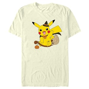 Men's Pokemon Halloween Pikachu Witch Costume T-Shirt - 1 of 4