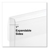 Universal Side Opening Poly Envelopes, 1" Expansion, Letter Size, Clear, 10/Pack - 3 of 4
