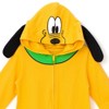 Disney Mickey Mouse Goofy Pluto Zip Up Coverall Newborn to Big Kid - 3 of 4